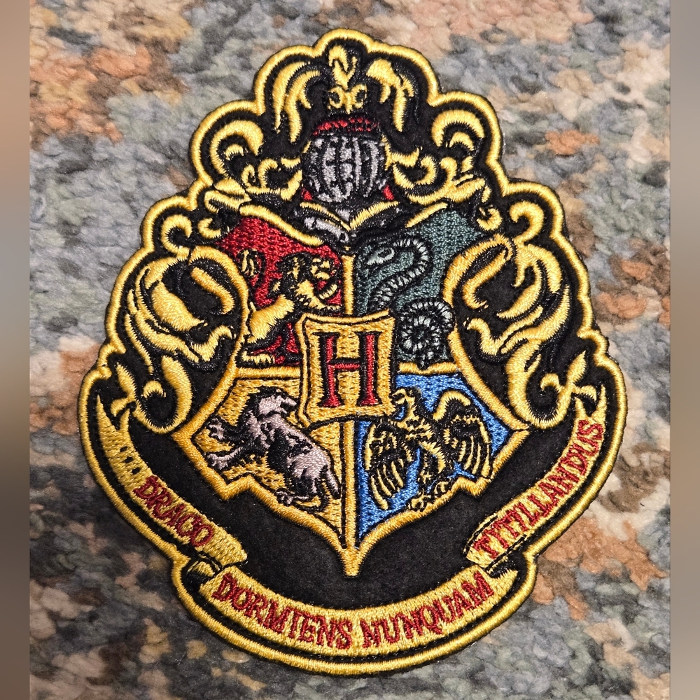 Harry Potter Multicolor Embroidered Patch Hogwarts Houses
